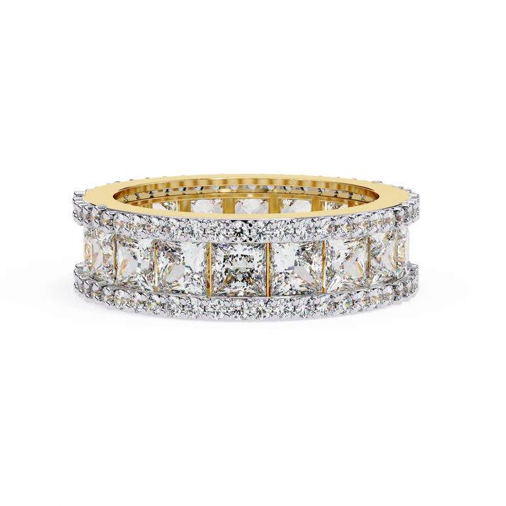 lab grown diamond | moissanite Jewellery Camilla Lab Grown Diamond OR Moissanite Ring Yellow Gold 14K by Rabbito Jewels