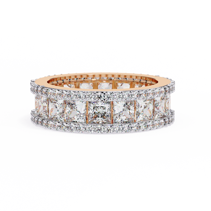 lab grown diamond | moissanite Jewellery Camilla Lab Grown Diamond OR Moissanite Ring Rose Gold 14K by Rabbito Jewels