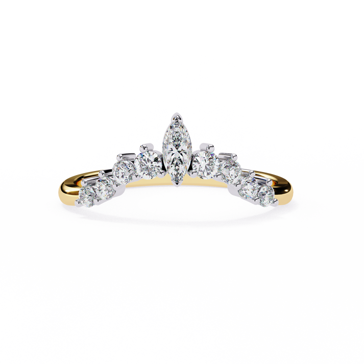 lab grown diamond | moissanite Jewellery Floriana Lab Grown Diamond OR Moissanite Diamond Ring White Gold 14K by Rabbito Jewels