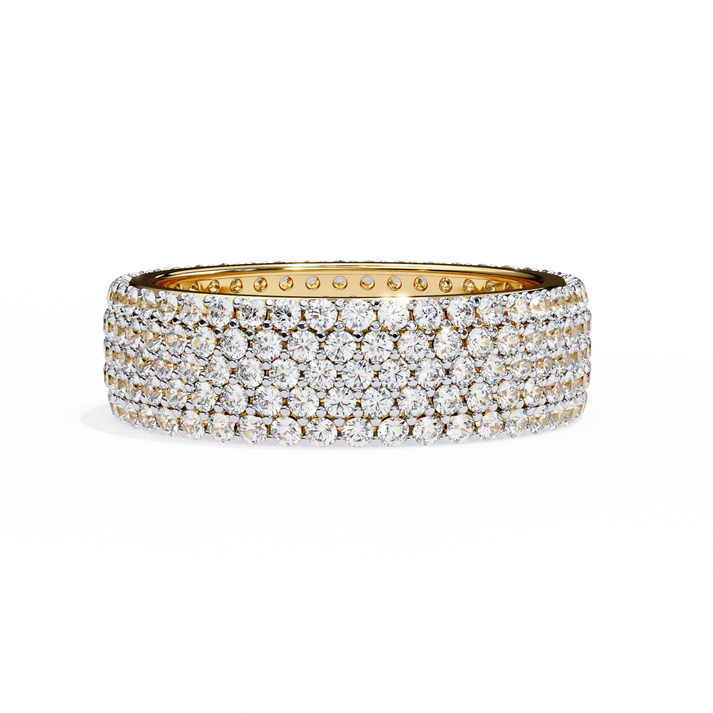 lab grown diamond | moissanite Jewellery Barzel Lab Grown Diamond OR Moissanite Diamond Ring Yellow Gold 14K by Rabbito Jewels