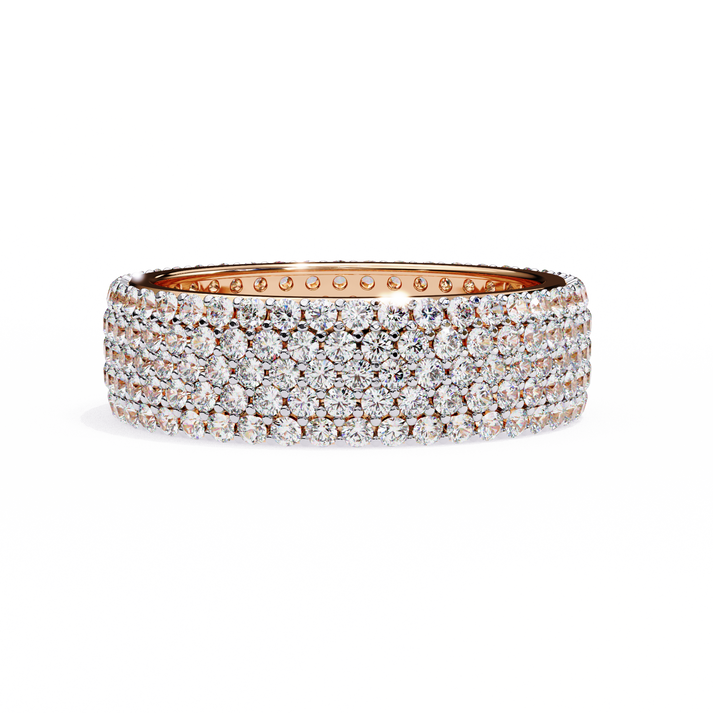 lab grown diamond | moissanite Jewellery Barzel Lab Grown Diamond OR Moissanite Diamond Ring Rose Gold 14K by Rabbito Jewels