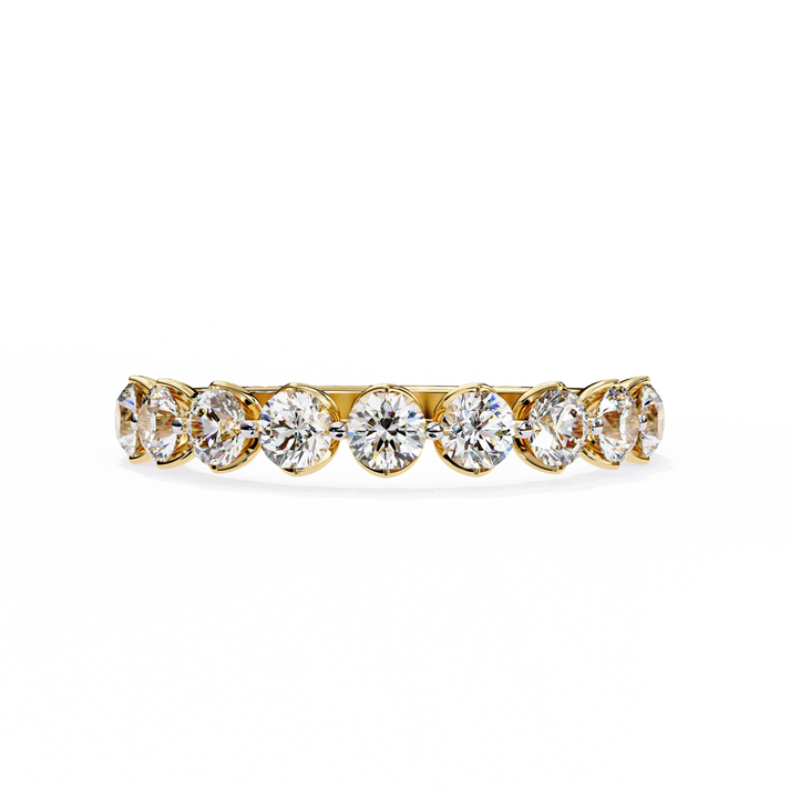 lab grown diamond | moissanite Jewellery Inara Lab Grown Diamond OR Moissanite Ring Yellow Gold 14K by Rabbito Jewels