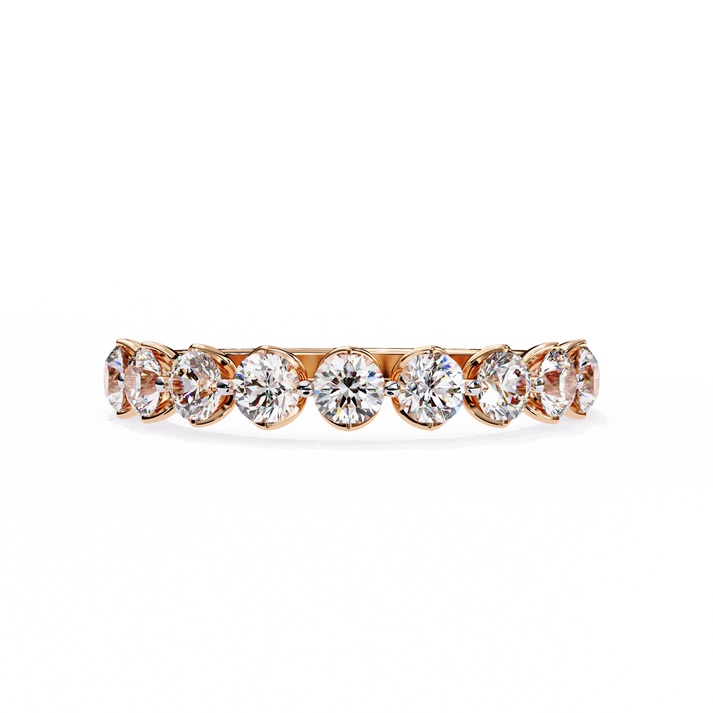 lab grown diamond | moissanite Jewellery Inara Lab Grown Diamond OR Moissanite Ring Rose Gold 14K by Rabbito Jewels