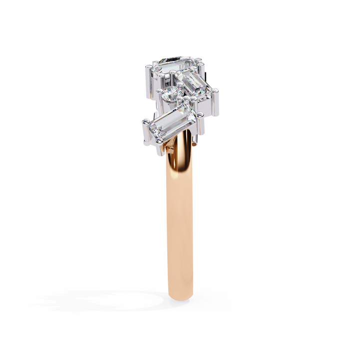 lab grown diamond | moissanite Jewellery Elysian Lab Grown Diamond OR Moissanite Ring by Rabbito Jewels