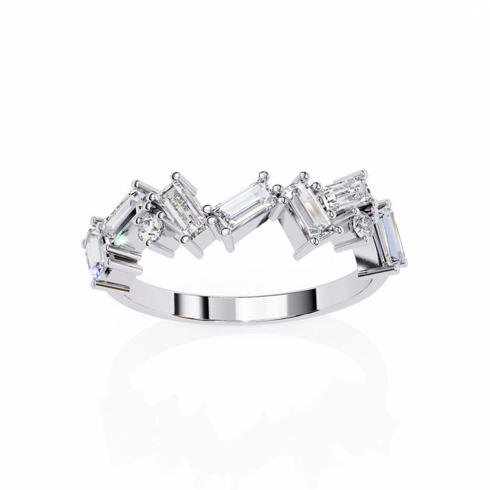 lab grown diamond | moissanite Jewellery Elysian Lab Grown Diamond OR Moissanite Ring by Rabbito Jewels
