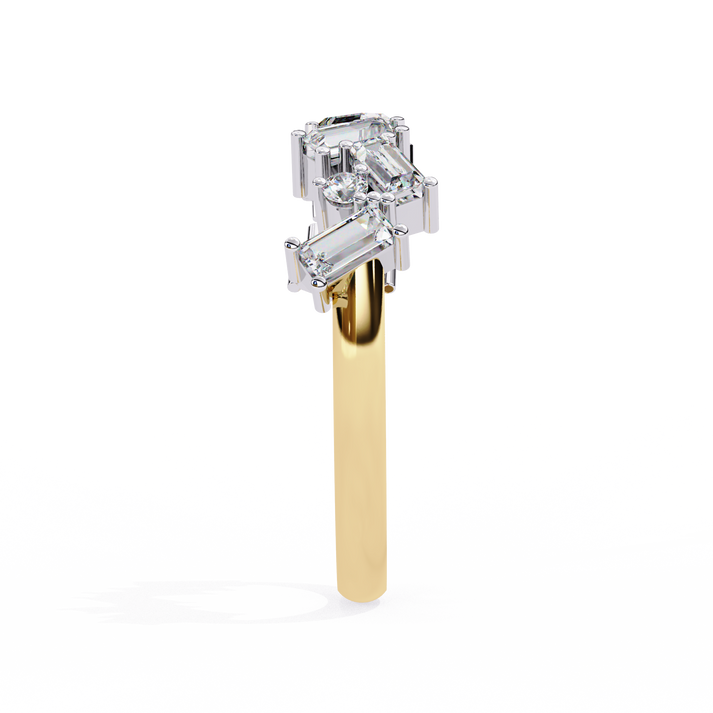 lab grown diamond | moissanite Jewellery Elysian Lab Grown Diamond OR Moissanite Ring by Rabbito Jewels