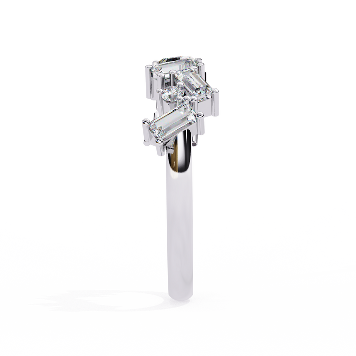 lab grown diamond | moissanite Jewellery Elysian Lab Grown Diamond OR Moissanite Ring by Rabbito Jewels