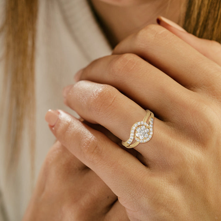 lab grown diamond | moissanite Jewellery Darey Lab Grown Diamond OR Moissanite Ring by Rabbito Jewels