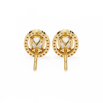 lab grown diamond | moissanite Jewellery Enchanted Teardrop Lab Grown OR Moissanite Oval Stud Earrings by Rabbito Jewels