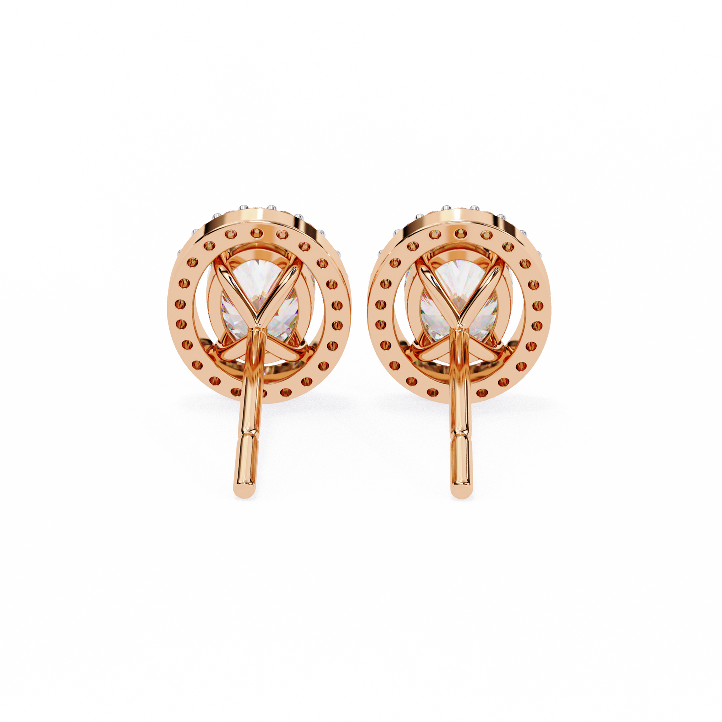 lab grown diamond | moissanite Jewellery Enchanted Teardrop Lab Grown OR Moissanite Oval Stud Earrings by Rabbito Jewels