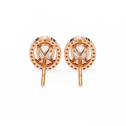 lab grown diamond | moissanite Jewellery Enchanted Teardrop Lab Grown OR Moissanite Oval Stud Earrings by Rabbito Jewels