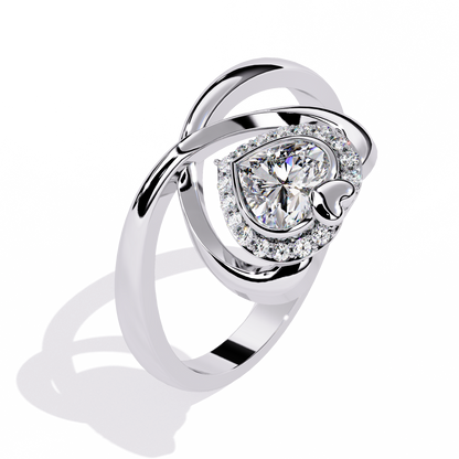 lab grown diamond | moissanite Jewellery The Ornate Lab Grown Diamond OR Moissanite Ring by Rabbito Jewels