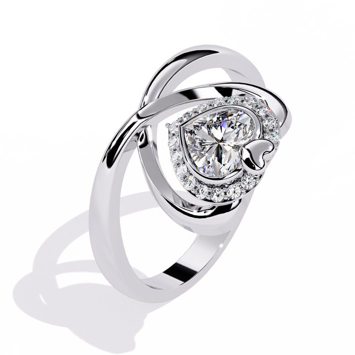 lab grown diamond | moissanite Jewellery The Ornate Lab Grown Diamond OR Moissanite Ring by Rabbito Jewels