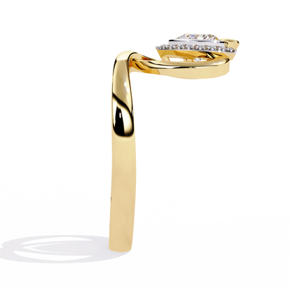 lab grown diamond | moissanite Jewellery The Ornate Lab Grown Diamond OR Moissanite Ring by Rabbito Jewels