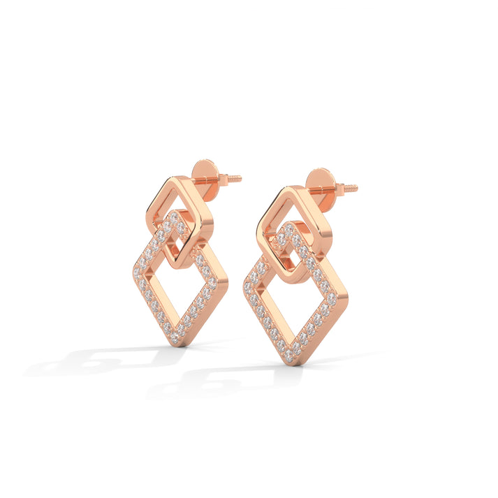 lab grown diamond | moissanite Jewellery Venus Charm Lab Grown Diamond OR Moissanite Earrings by Rabbito Jewels