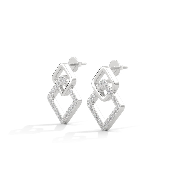 lab grown diamond | moissanite Jewellery Venus Charm Lab Grown Diamond OR Moissanite Earrings by Rabbito Jewels