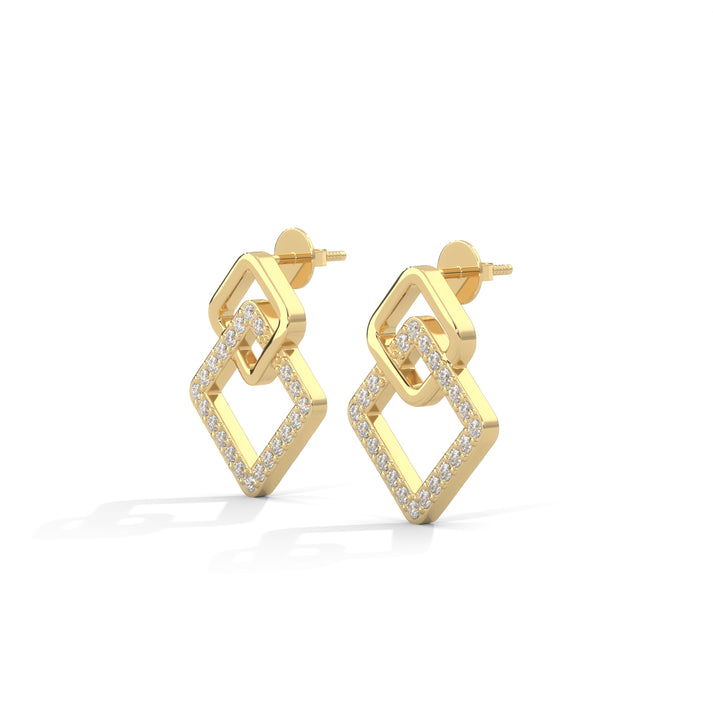lab grown diamond | moissanite Jewellery Venus Charm Lab Grown Diamond OR Moissanite Earrings by Rabbito Jewels