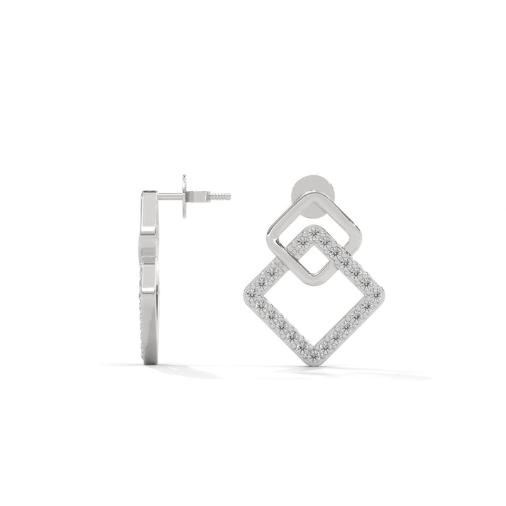 lab grown diamond | moissanite Jewellery Venus Charm Lab Grown Diamond OR Moissanite Earrings by Rabbito Jewels