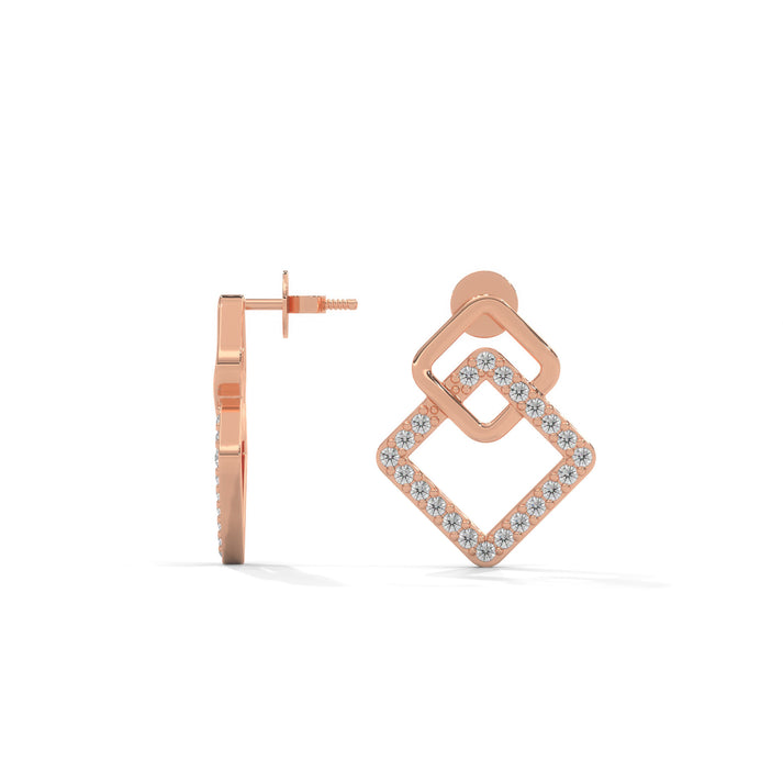 lab grown diamond | moissanite Jewellery Venus Charm Lab Grown Diamond OR Moissanite Earrings by Rabbito Jewels