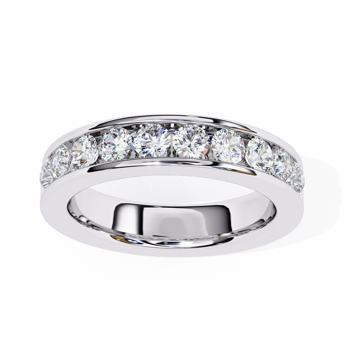 lab grown diamond | moissanite Jewellery Channel Eternity Lab Grown Diamond OR Moissanite Ring by Rabbito Jewels