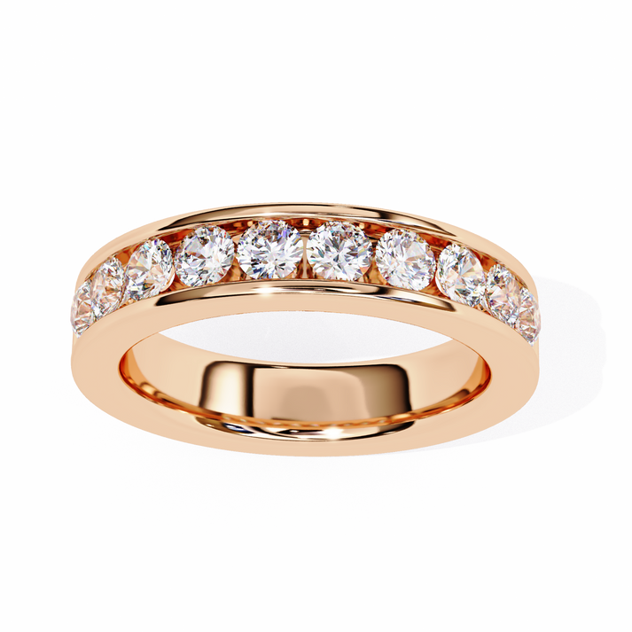 lab grown diamond | moissanite Jewellery Channel Eternity Lab Grown Diamond OR Moissanite Ring by Rabbito Jewels