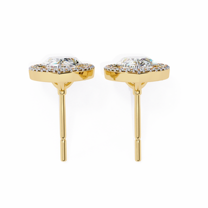 lab grown diamond | moissanite Jewellery Heavens Whisper Lab Grown & Moissanite Pear Stud Earrings by Rabbito Jewels