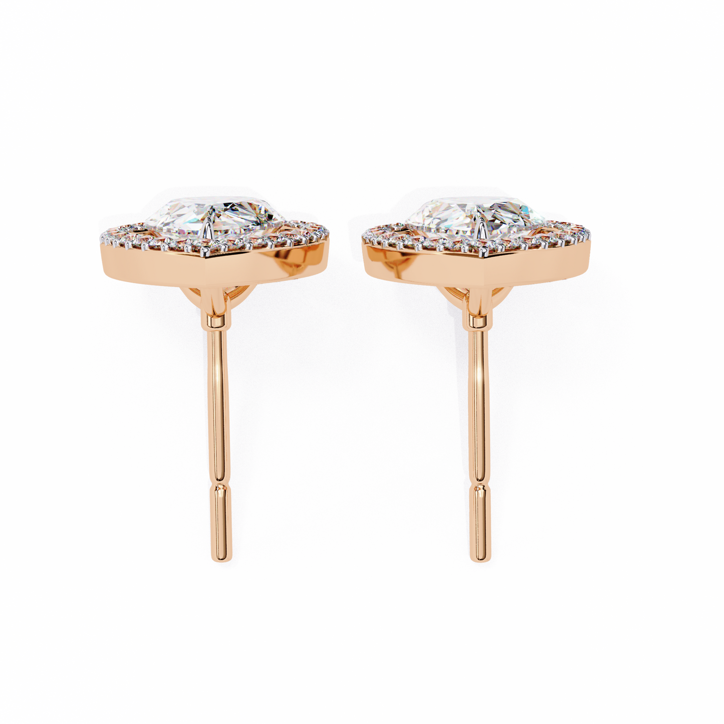 lab grown diamond | moissanite Jewellery Heavens Whisper Lab Grown & Moissanite Pear Stud Earrings by Rabbito Jewels