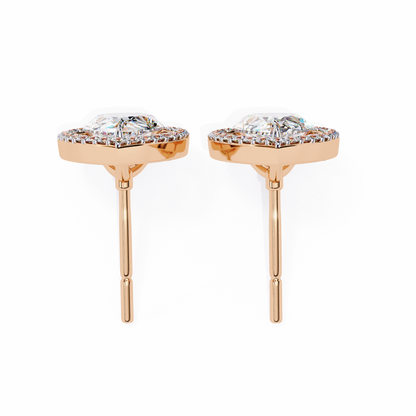 lab grown diamond | moissanite Jewellery Heavens Whisper Lab Grown & Moissanite Pear Stud Earrings by Rabbito Jewels