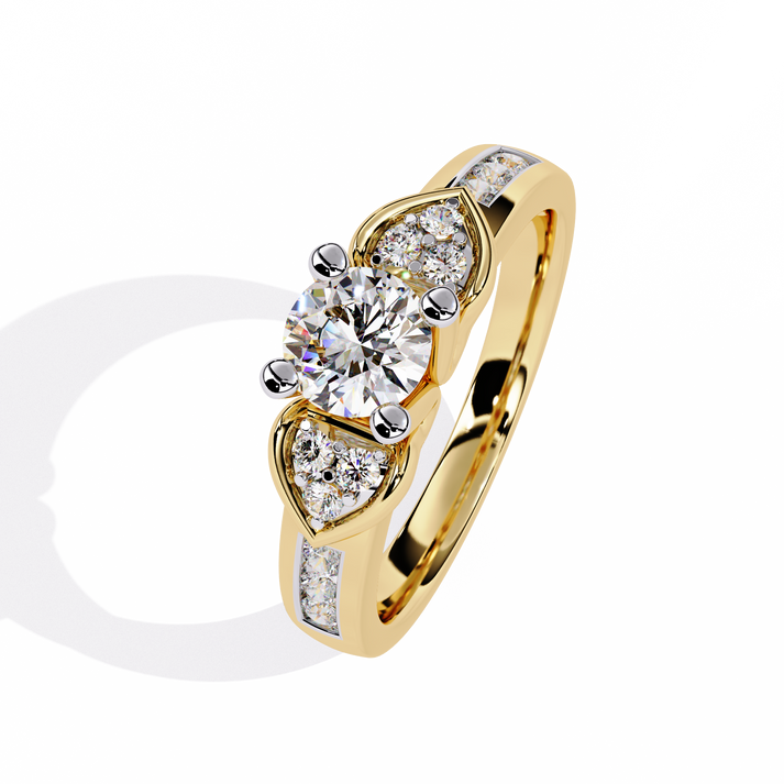 lab grown diamond | moissanite Jewellery Meraki Dual Heart Lab Grown Diamond OR Moissanite Ring by Rabbito Jewels