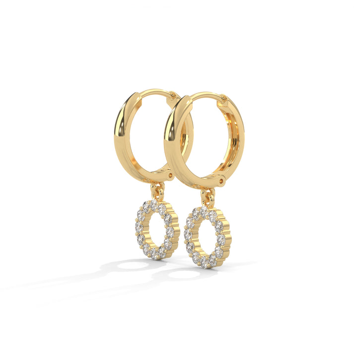 lab grown diamond | moissanite Jewellery Medraut O Lab Grown Diamond OR Moissanite Earrings by Rabbito Jewels