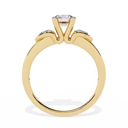 lab grown diamond | moissanite Jewellery Meraki Dual Heart Lab Grown Diamond OR Moissanite Ring by Rabbito Jewels