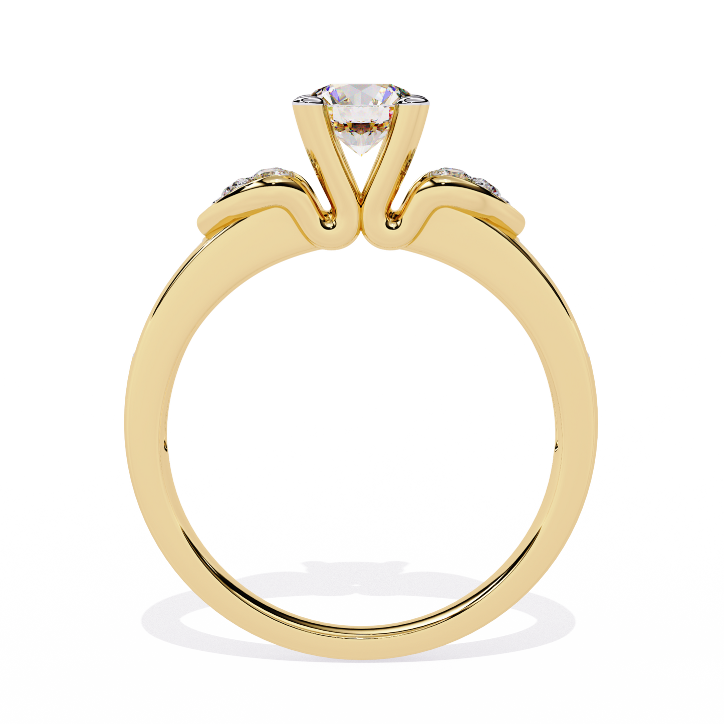 lab grown diamond | moissanite Jewellery Meraki Dual Heart Lab Grown Diamond OR Moissanite Ring by Rabbito Jewels