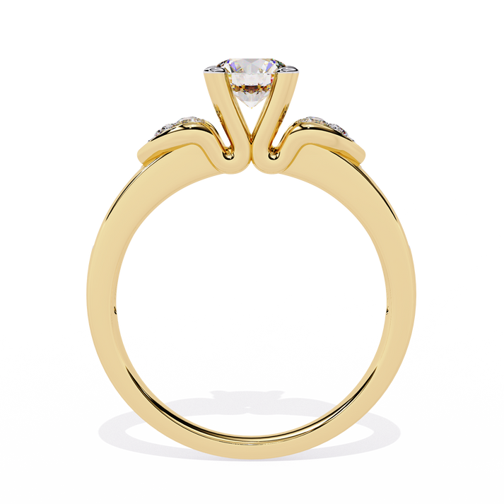 lab grown diamond | moissanite Jewellery Meraki Dual Heart Lab Grown Diamond OR Moissanite Ring by Rabbito Jewels