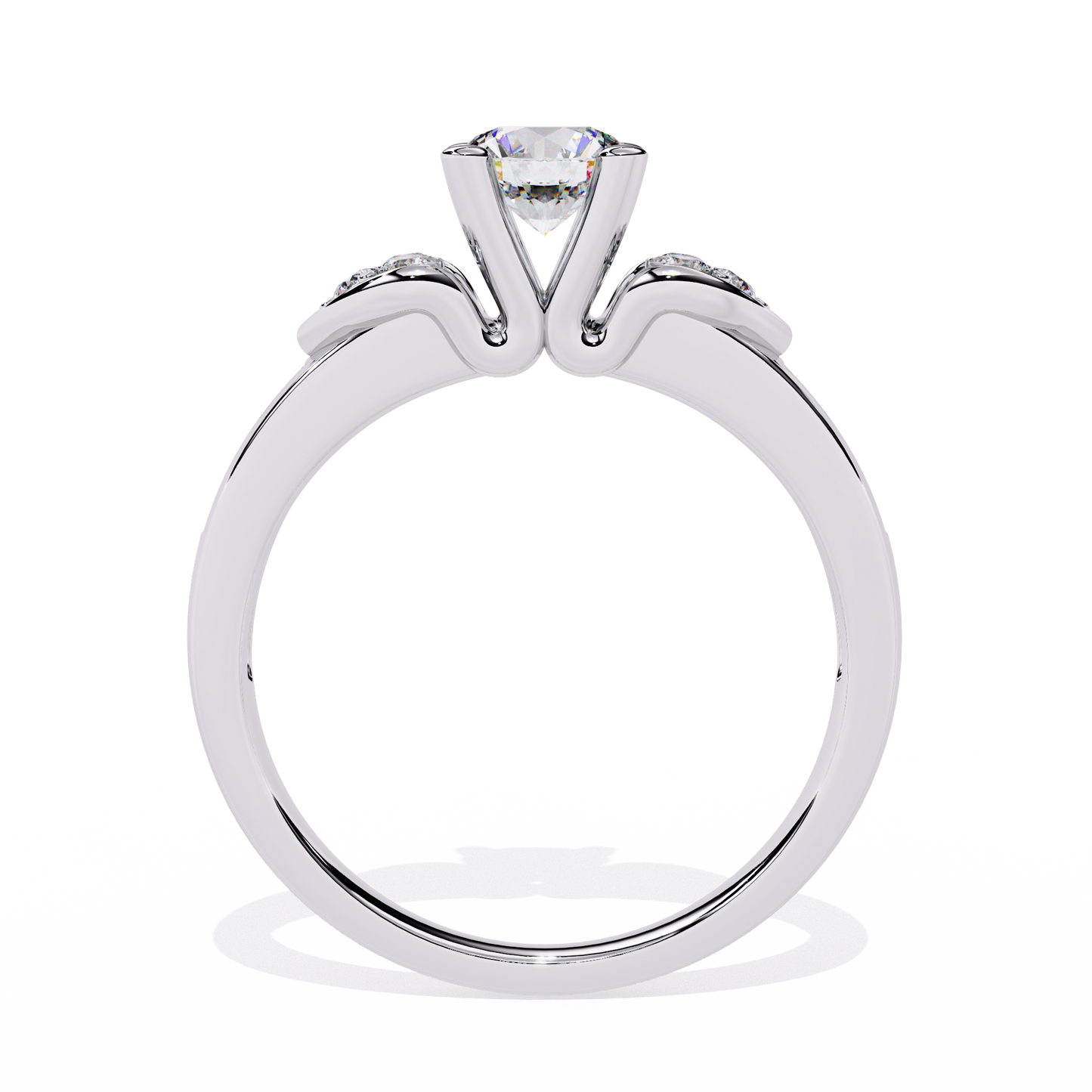 lab grown diamond | moissanite Jewellery Meraki Dual Heart Lab Grown Diamond OR Moissanite Ring by Rabbito Jewels