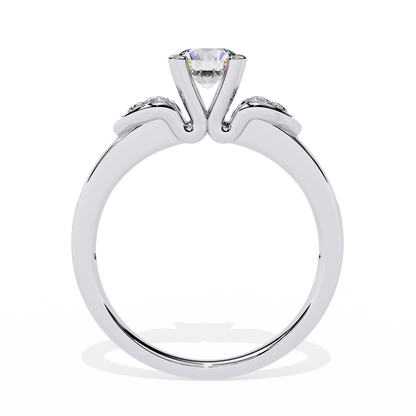 lab grown diamond | moissanite Jewellery Meraki Dual Heart Lab Grown Diamond OR Moissanite Ring by Rabbito Jewels