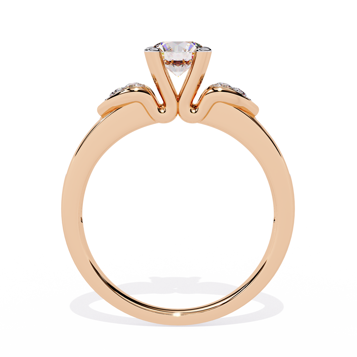 lab grown diamond | moissanite Jewellery Meraki Dual Heart Lab Grown Diamond OR Moissanite Ring by Rabbito Jewels