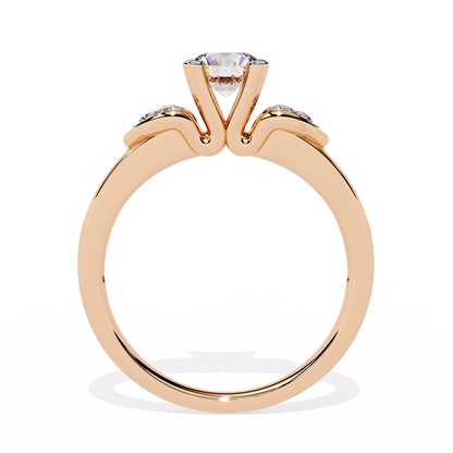 lab grown diamond | moissanite Jewellery Meraki Dual Heart Lab Grown Diamond OR Moissanite Ring by Rabbito Jewels