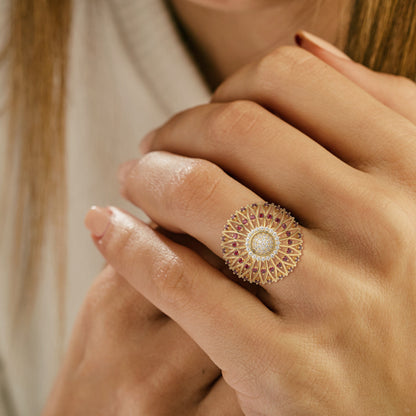 Sunflower Daisy Ring