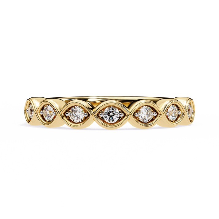 lab grown diamond | moissanite Jewellery Venera Lab Grown Diamond OR Moissanite Ring Yellow Gold 14K by Rabbito Jewels