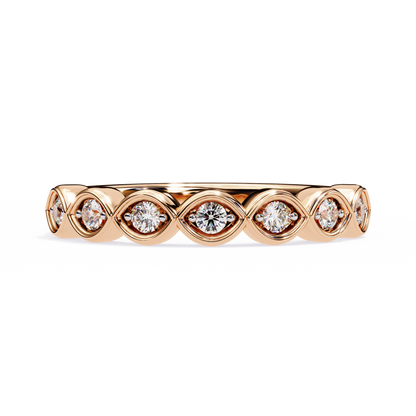 lab grown diamond | moissanite Jewellery Venera Lab Grown Diamond OR Moissanite Ring Rose Gold 18K by Rabbito Jewels