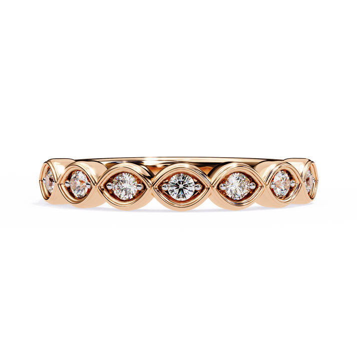 lab grown diamond | moissanite Jewellery Venera Lab Grown Diamond OR Moissanite Ring Rose Gold 14K by Rabbito Jewels