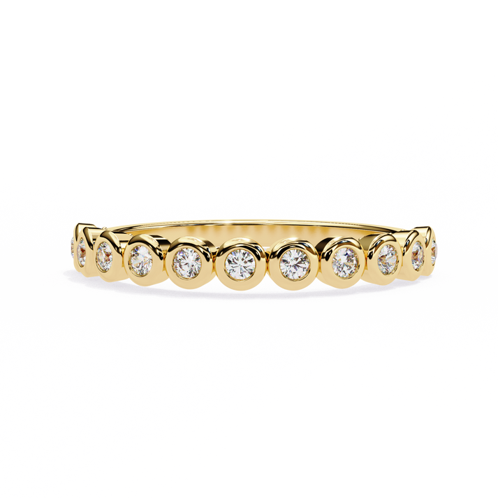 lab grown diamond | moissanite Jewellery Sukan Lab Grown Diamond OR Moissanite Ring Yellow Gold 14K by Rabbito Jewels