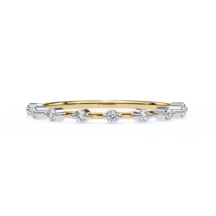 lab grown diamond | moissanite Jewellery Alliance Luna Lab Grown Diamond OR Moissanite Ring Yellow Gold 14K by Rabbito Jewels