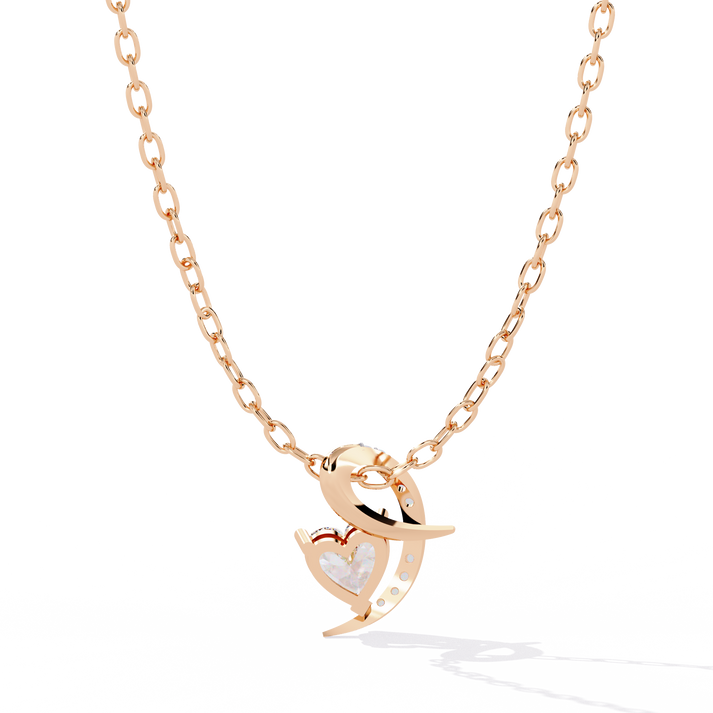 lab grown diamond | moissanite Jewellery Epic Heart Lab Grown Diamond OR Moissanite Pendant by Rabbito Jewels