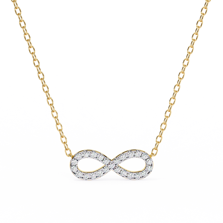 lab grown diamond | moissanite Jewellery Peora Lab Grown Diamond OR Moissanite Pendant Yellow Gold 18K by Rabbito Jewels