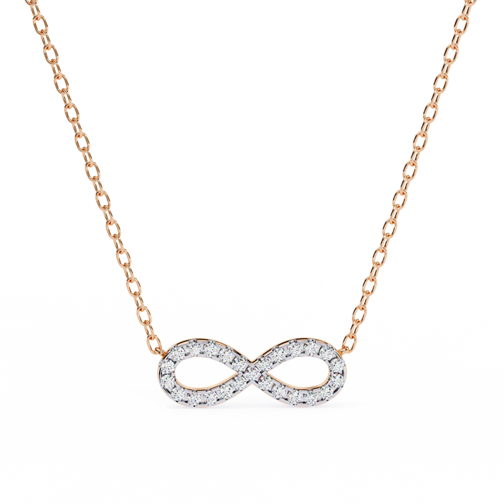 lab grown diamond | moissanite Jewellery Peora Lab Grown Diamond OR Moissanite Pendant Rose Gold 18K by Rabbito Jewels