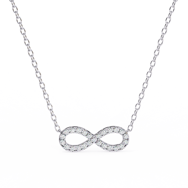 lab grown diamond | moissanite Jewellery Peora Lab Grown Diamond OR Moissanite Pendant White Gold 18K by Rabbito Jewels