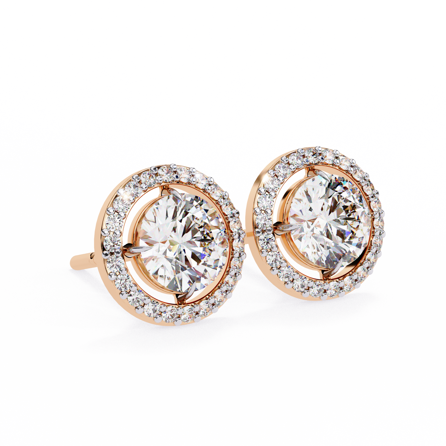 lab grown diamond | moissanite Jewellery Secret Glishi 0.40ct Lab Grown OR Moissanite Stud Earrings by Rabbito Jewels