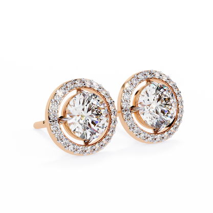 lab grown diamond | moissanite Jewellery Secret Glishi 0.40ct Lab Grown OR Moissanite Stud Earrings by Rabbito Jewels