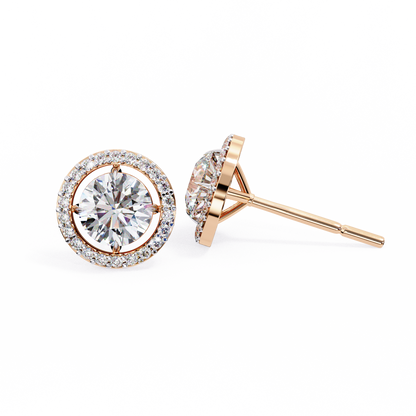lab grown diamond | moissanite Jewellery Secret Glishi 0.40ct Lab Grown OR Moissanite Stud Earrings by Rabbito Jewels